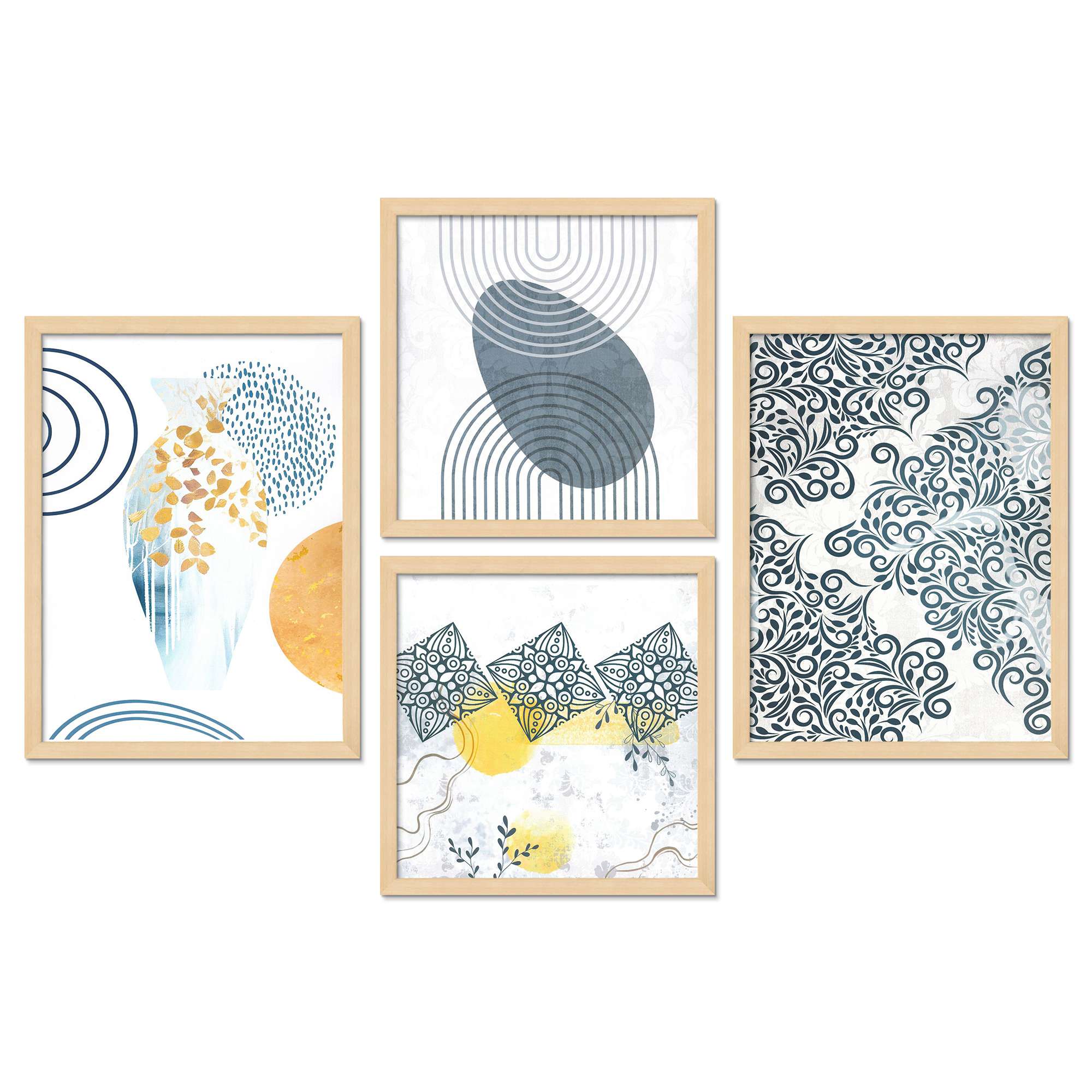 SET OF 4 DIGITAL WALL PAINTING - Image 4
