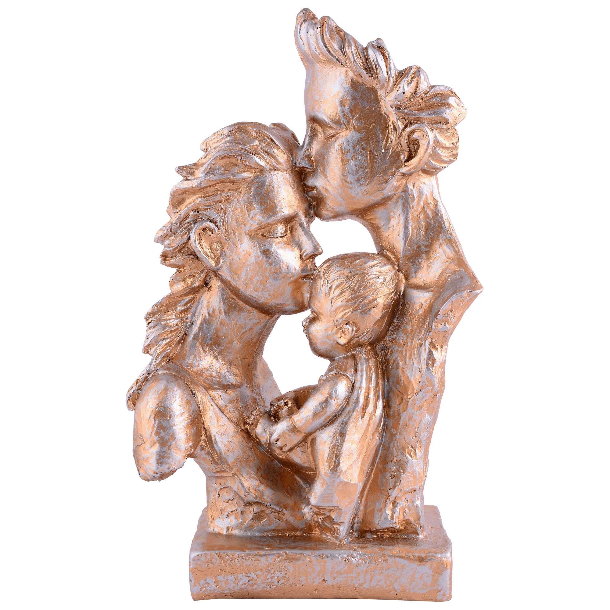 FAMILY Of Three Ornaments Abstract Home Souvenirs Statues Decoration for Home Character gray - Image 2